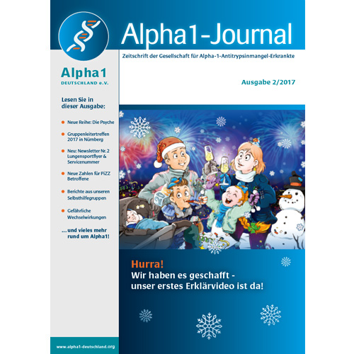 Mitgliedermagazin Alpha1-Journal